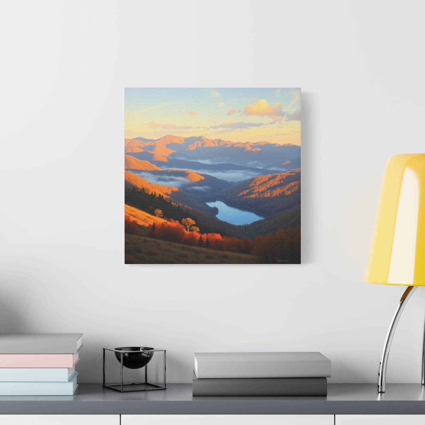 Canvas Print - The Ozark Mountain Lake Art