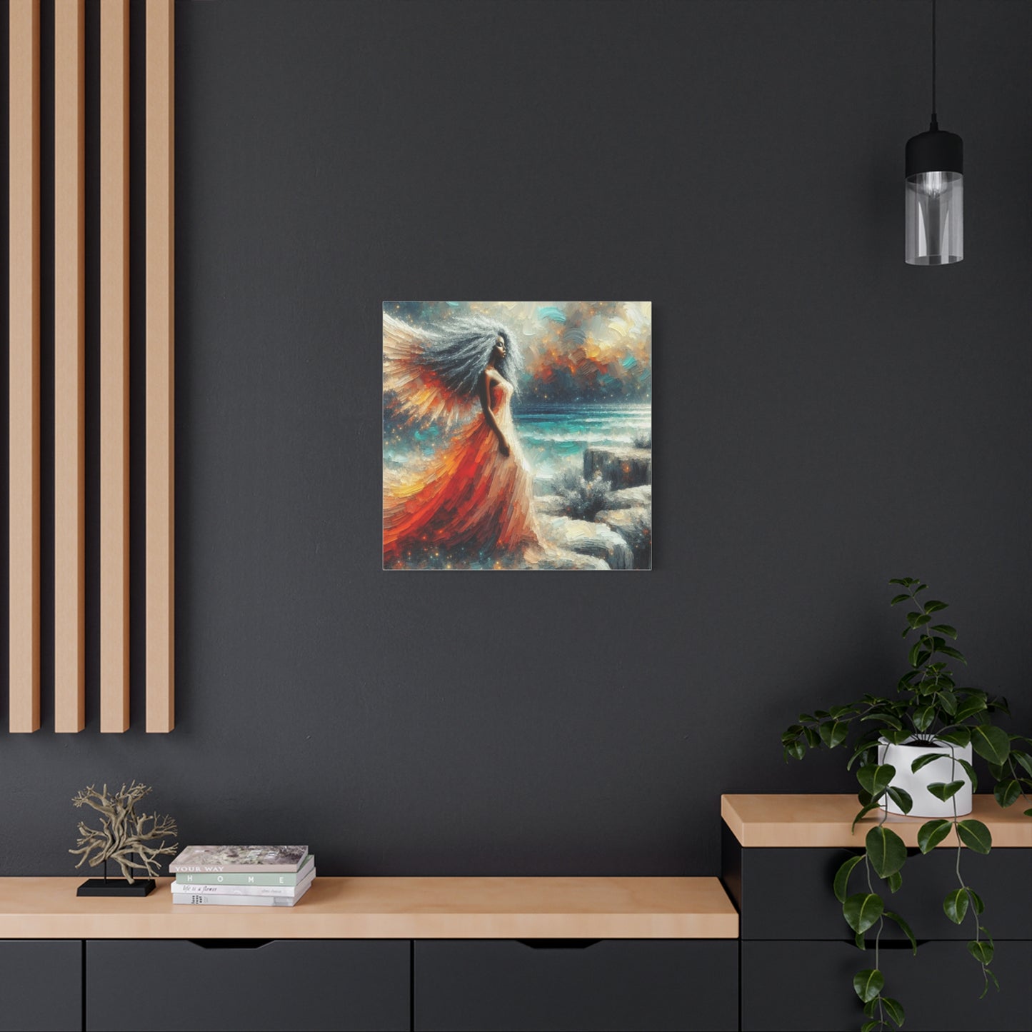 Beautiful Black Woman Canvas Art