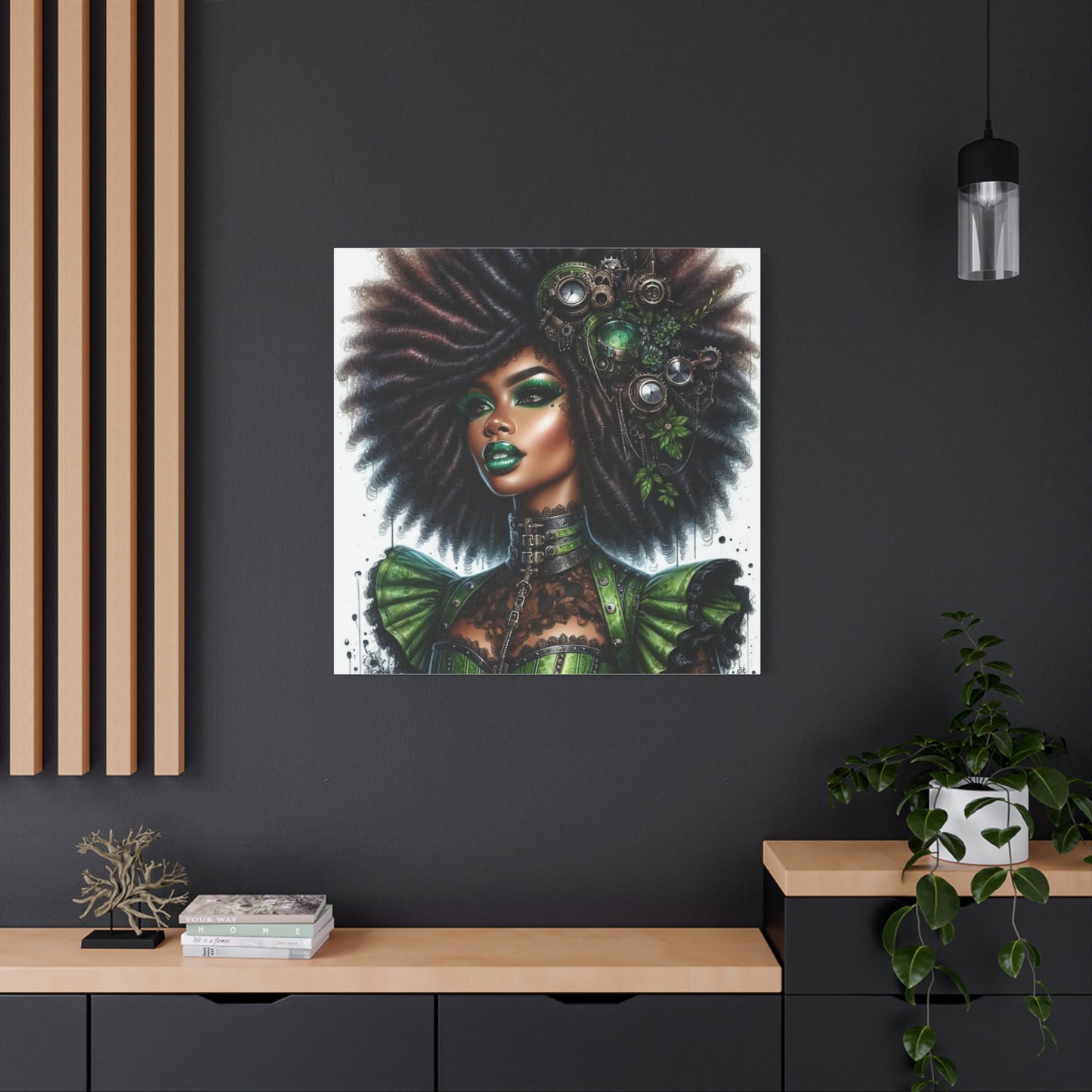 Beautiful Black Woman Canvas Art