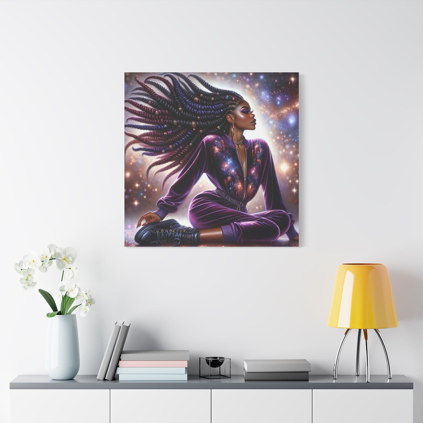 Beautiful Black Woman Canvas Art