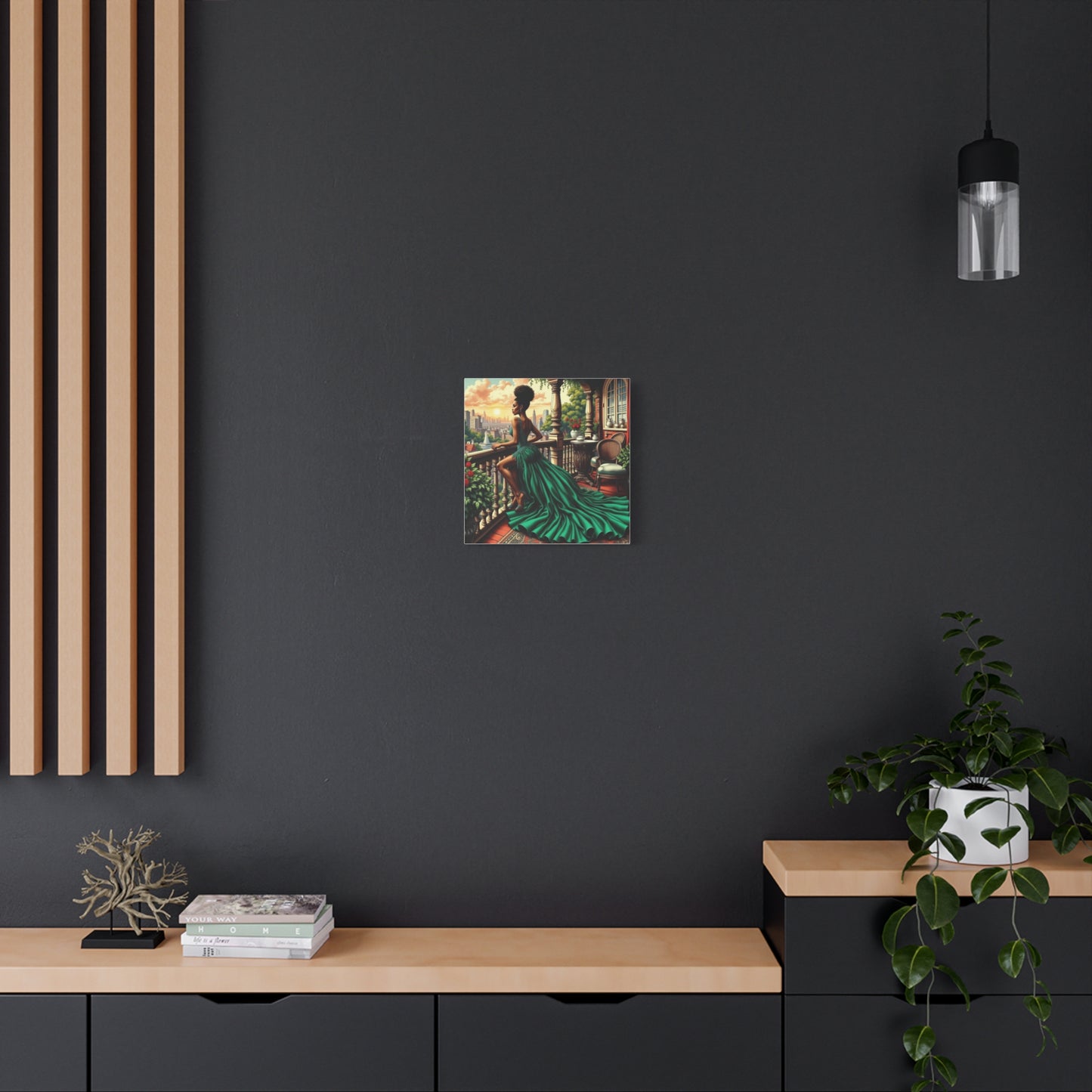 Beautiful Black Woman Canvas Art