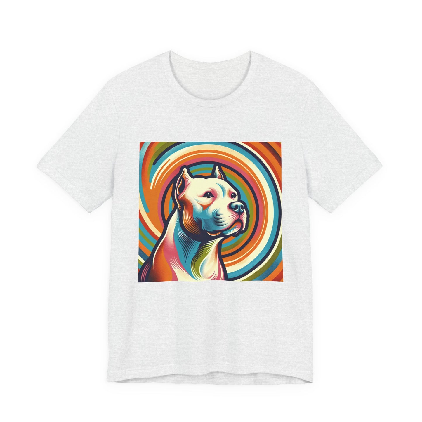 Retro Colorful Pit Bull Tee - Unisex Shirt