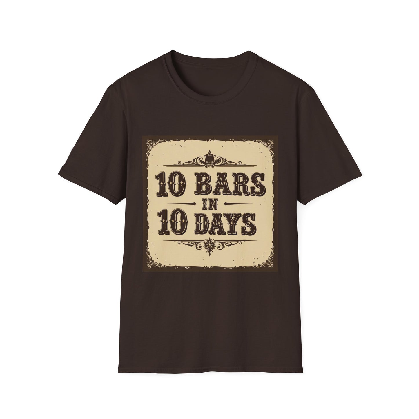 10 bars In 10 Days Western Boho, Unisex T-Shirt,