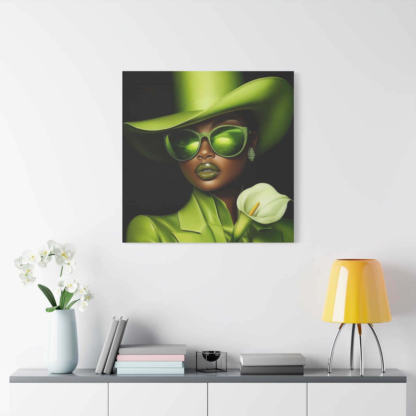 Beautiful Black Woman Canvas Art