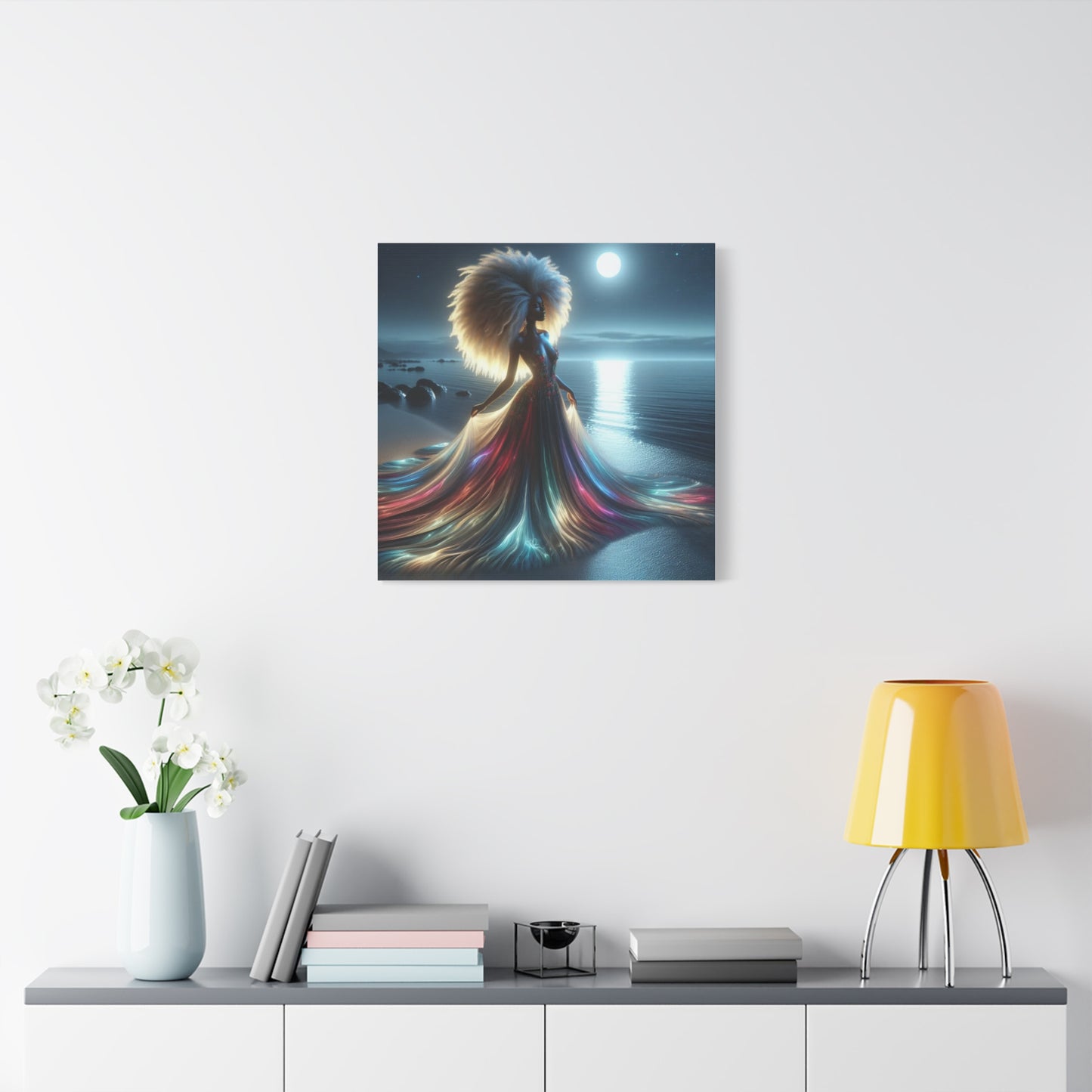 Beautiful Black Woman Canvas Art