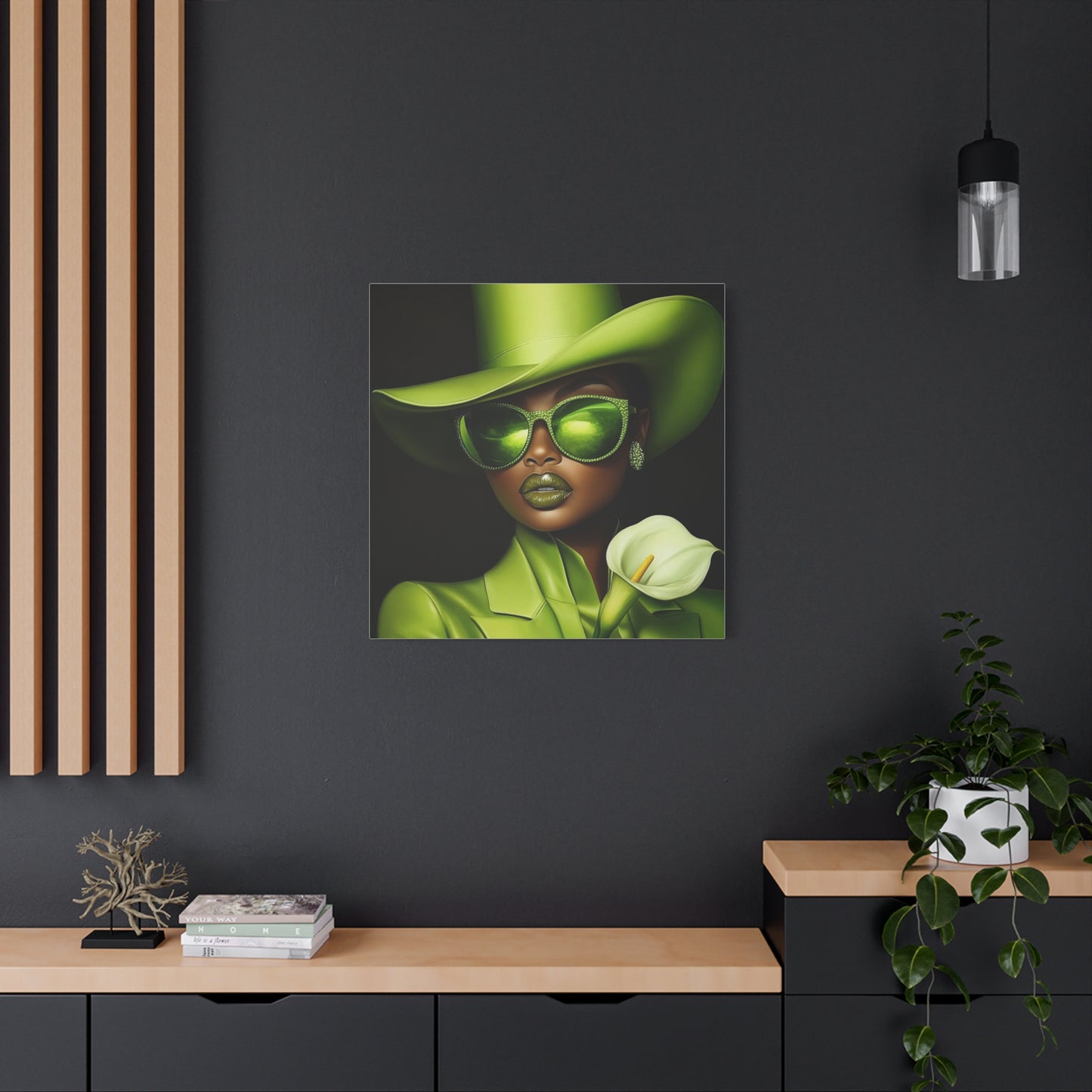 Beautiful Black Woman Canvas Art