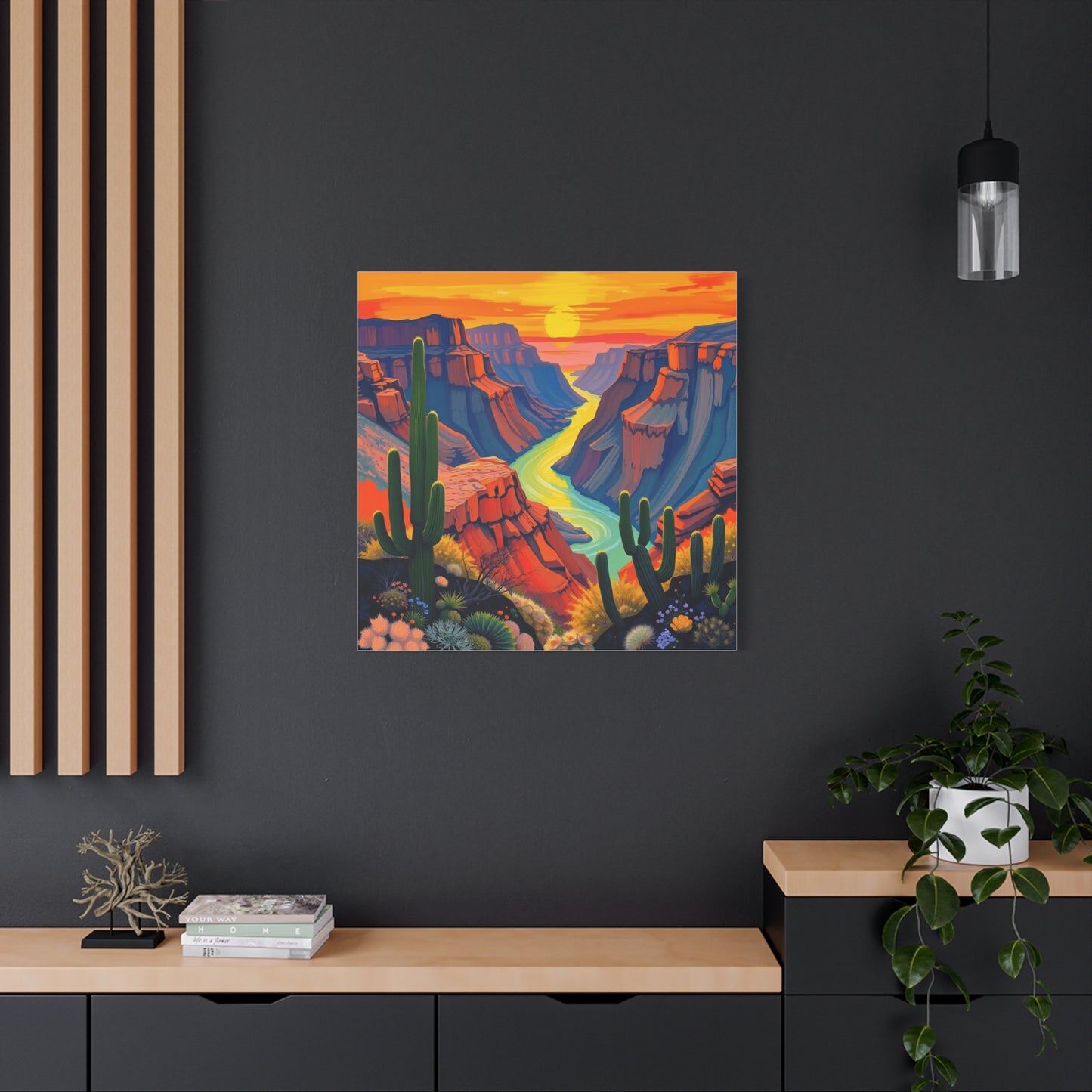 Canvas Print - Grand Canyon Abstract Art 1