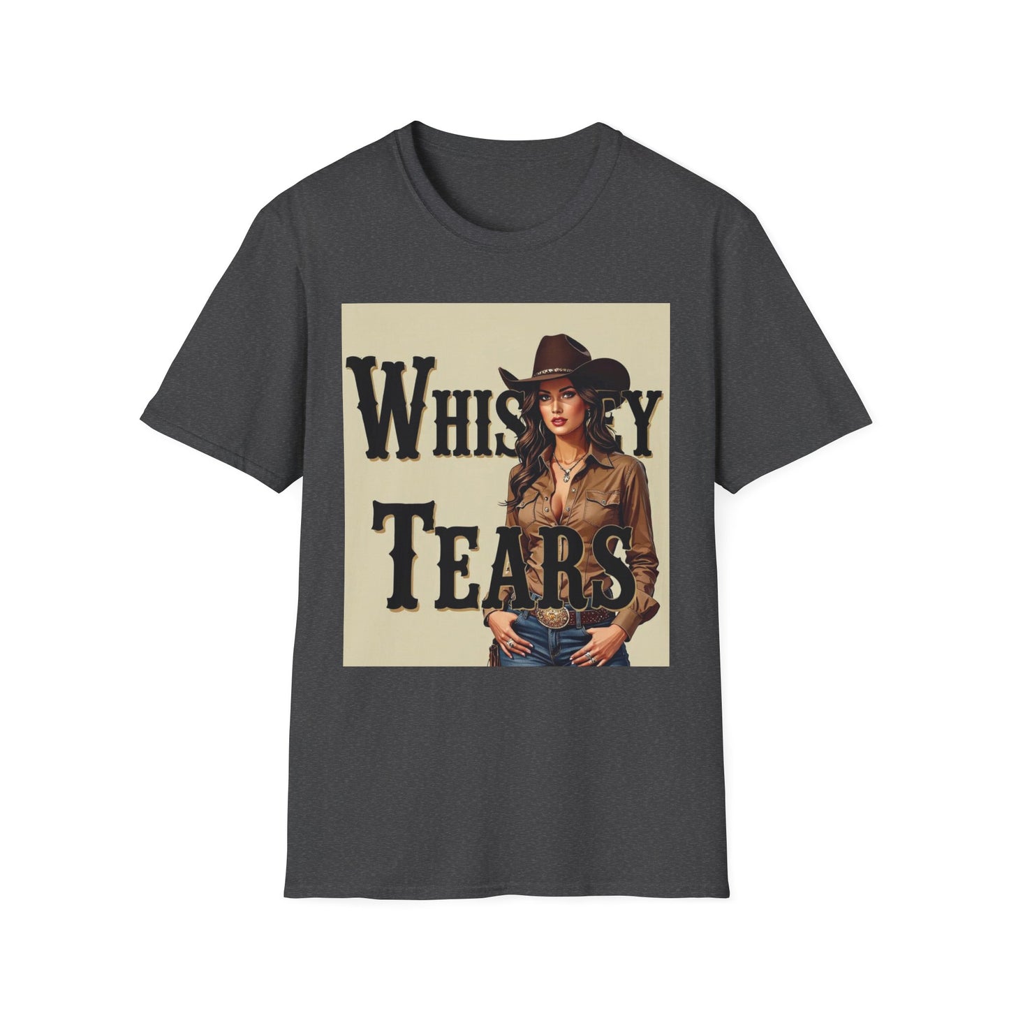 Whiskey Tears Western Boho, Unisex T-Shirt,