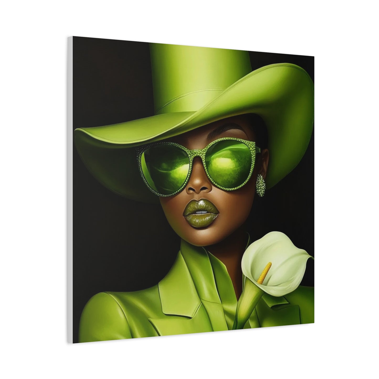 Beautiful Black Woman Canvas Art