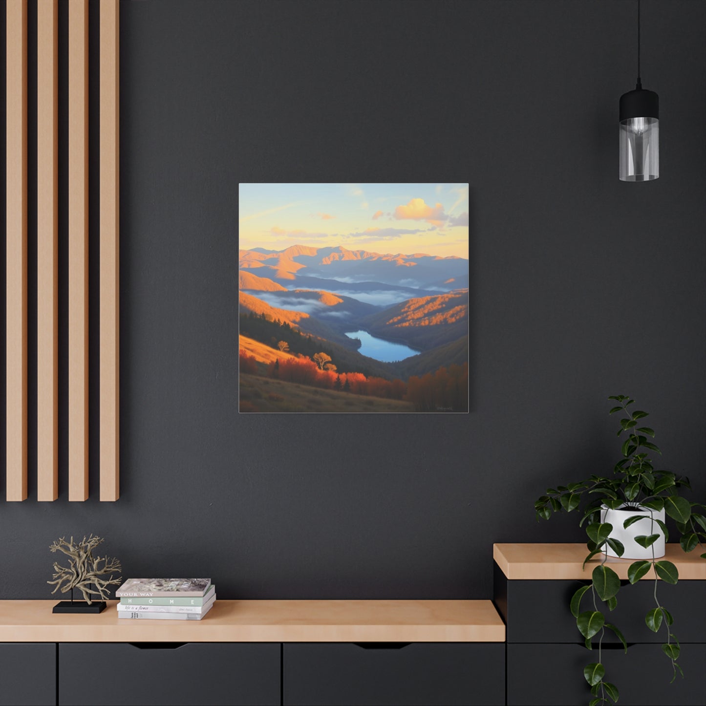Canvas Print - The Ozark Mountain Lake Art
