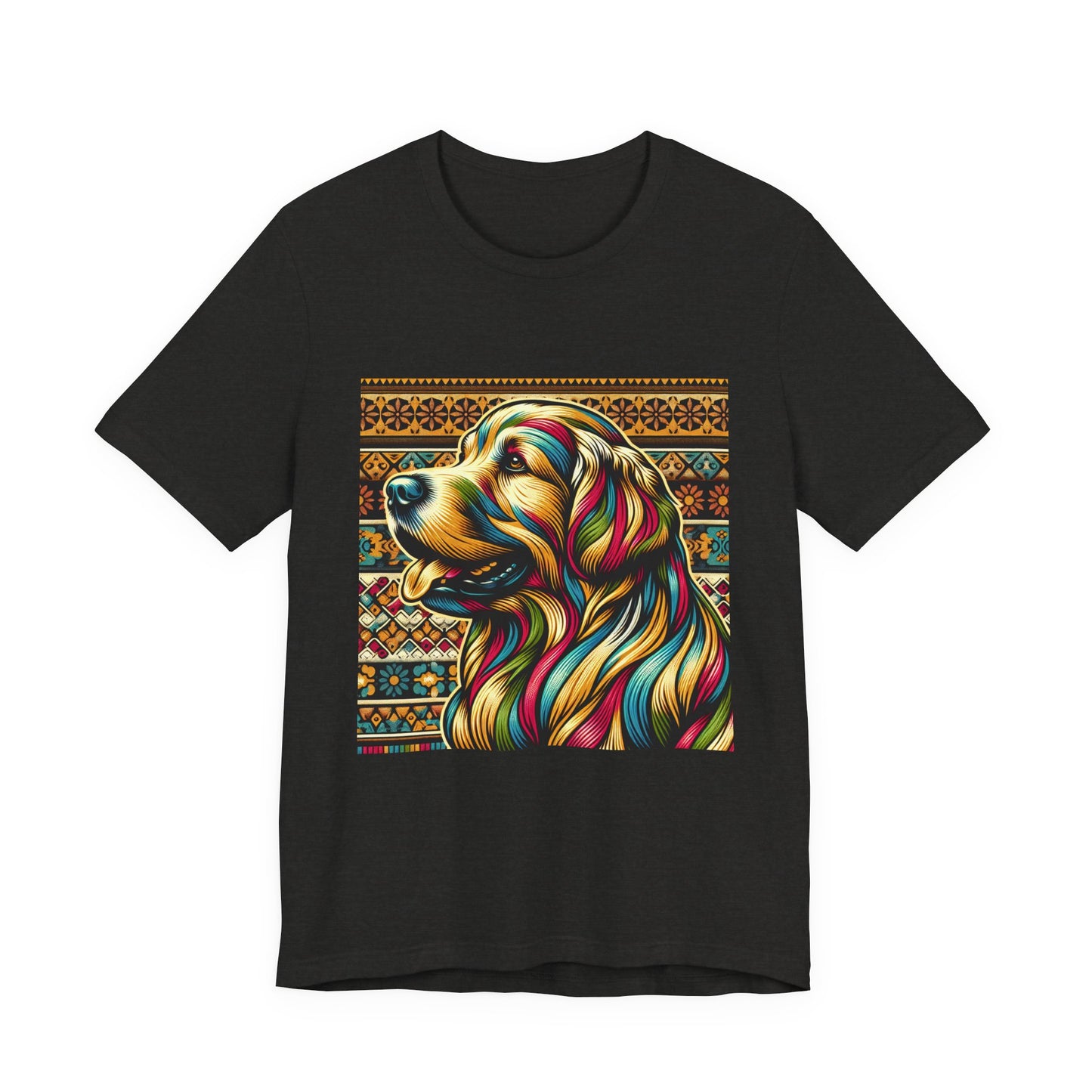 Retro Colorful Golden Retiever Tee - Unisex Shirt
