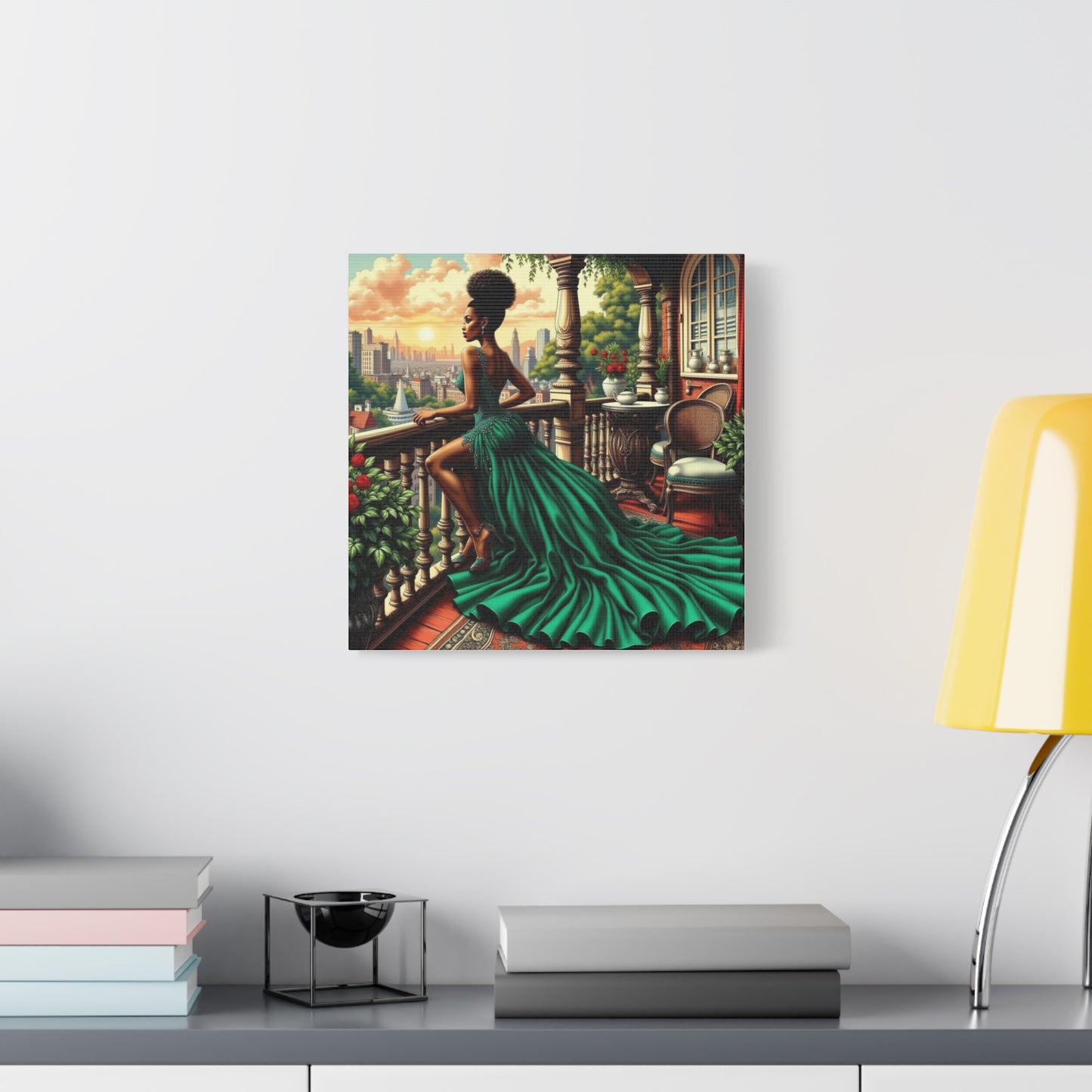Beautiful Black Woman Canvas Art