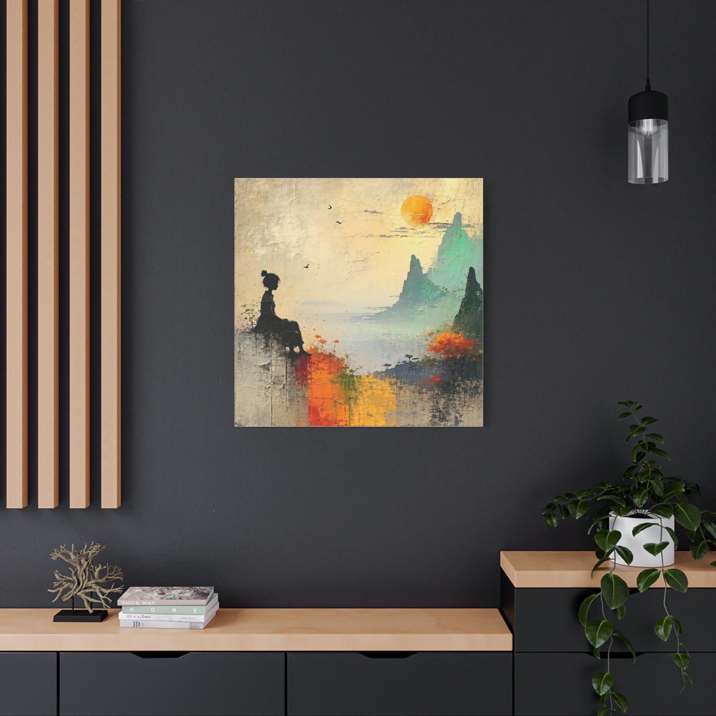 Mountain View Abstract Art