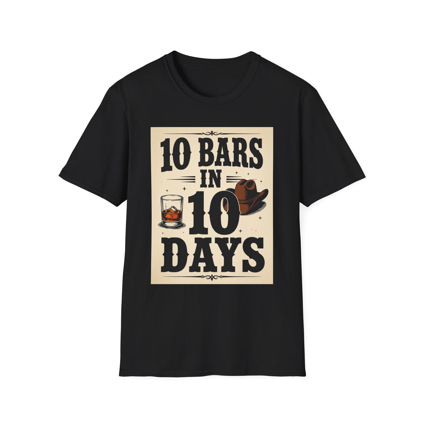 10 bars In 10 Days Western Boho, Unisex T-Shirt,