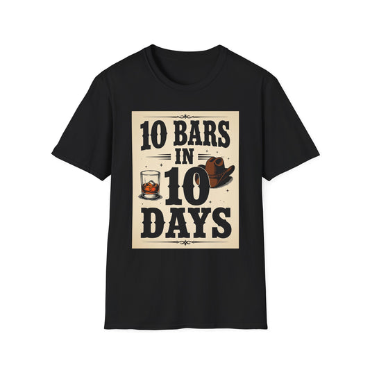 10 bars In 10 Days Western Boho, Unisex T-Shirt,