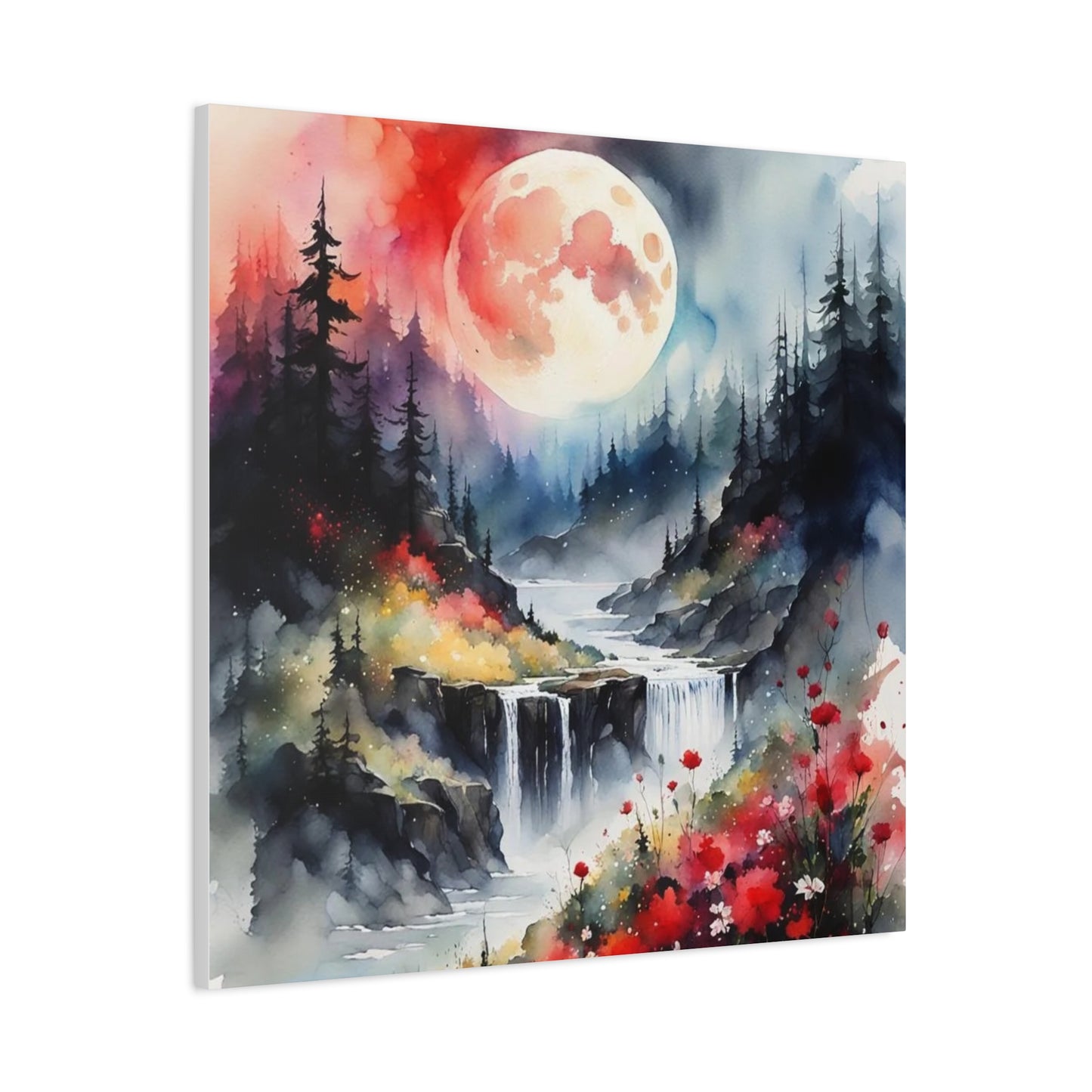 Large Moon Asian Abstract Art