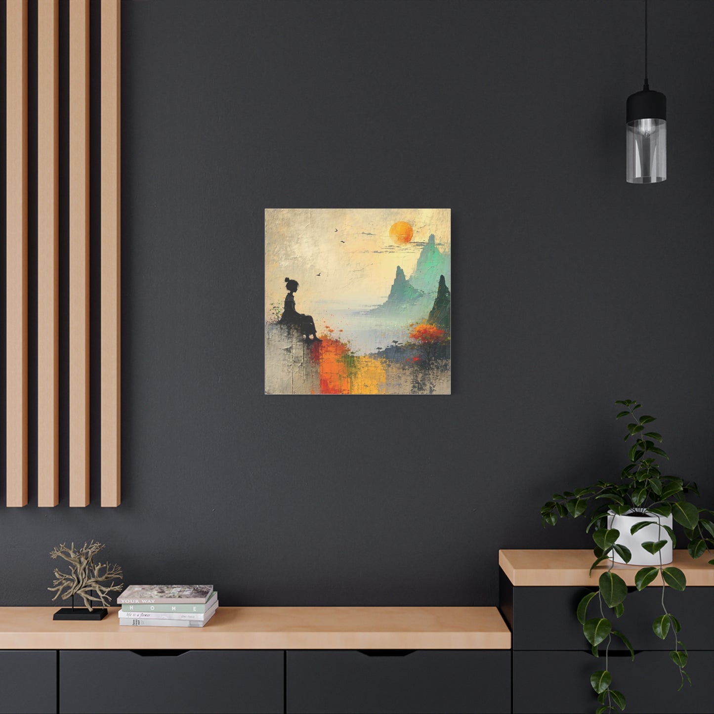 Mountain View Abstract Art