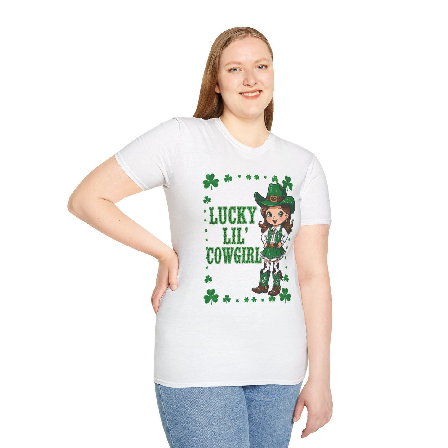 Lucky Lil Cowgirl Western Boho, Unisex T-Shirt,