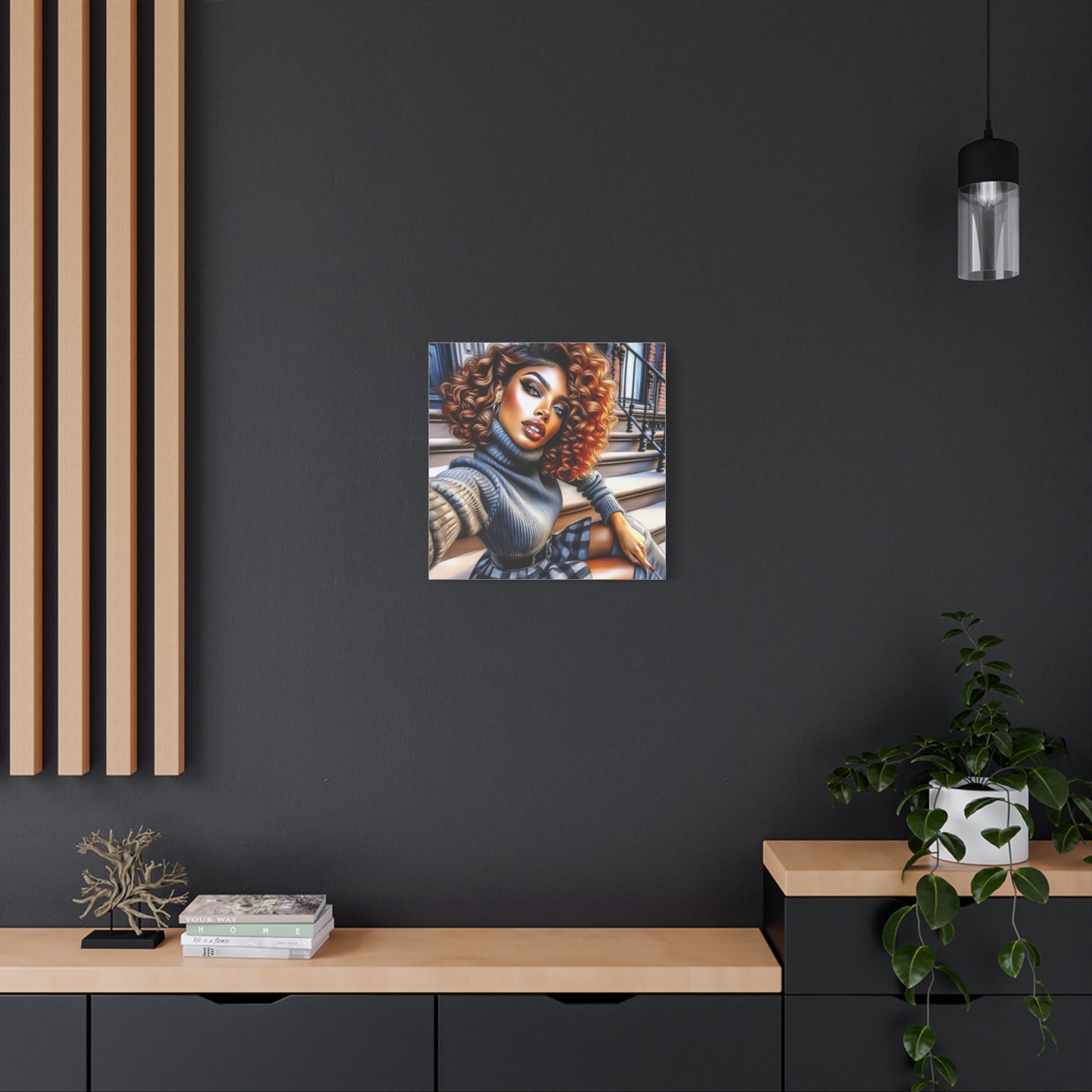 Beautiful Black Woman Canvas Art