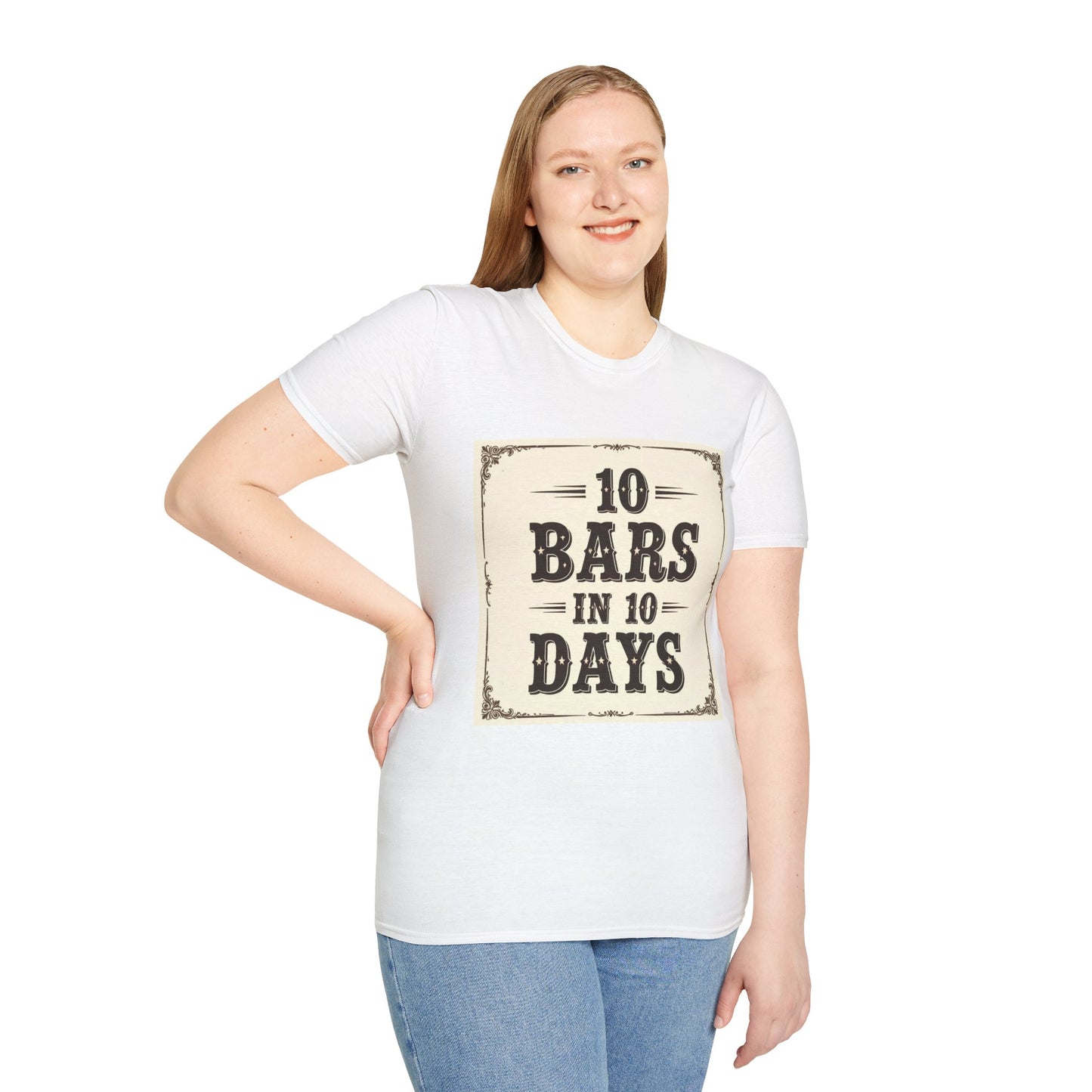 10 bars In 10 Days Western Boho, Unisex T-Shirt,