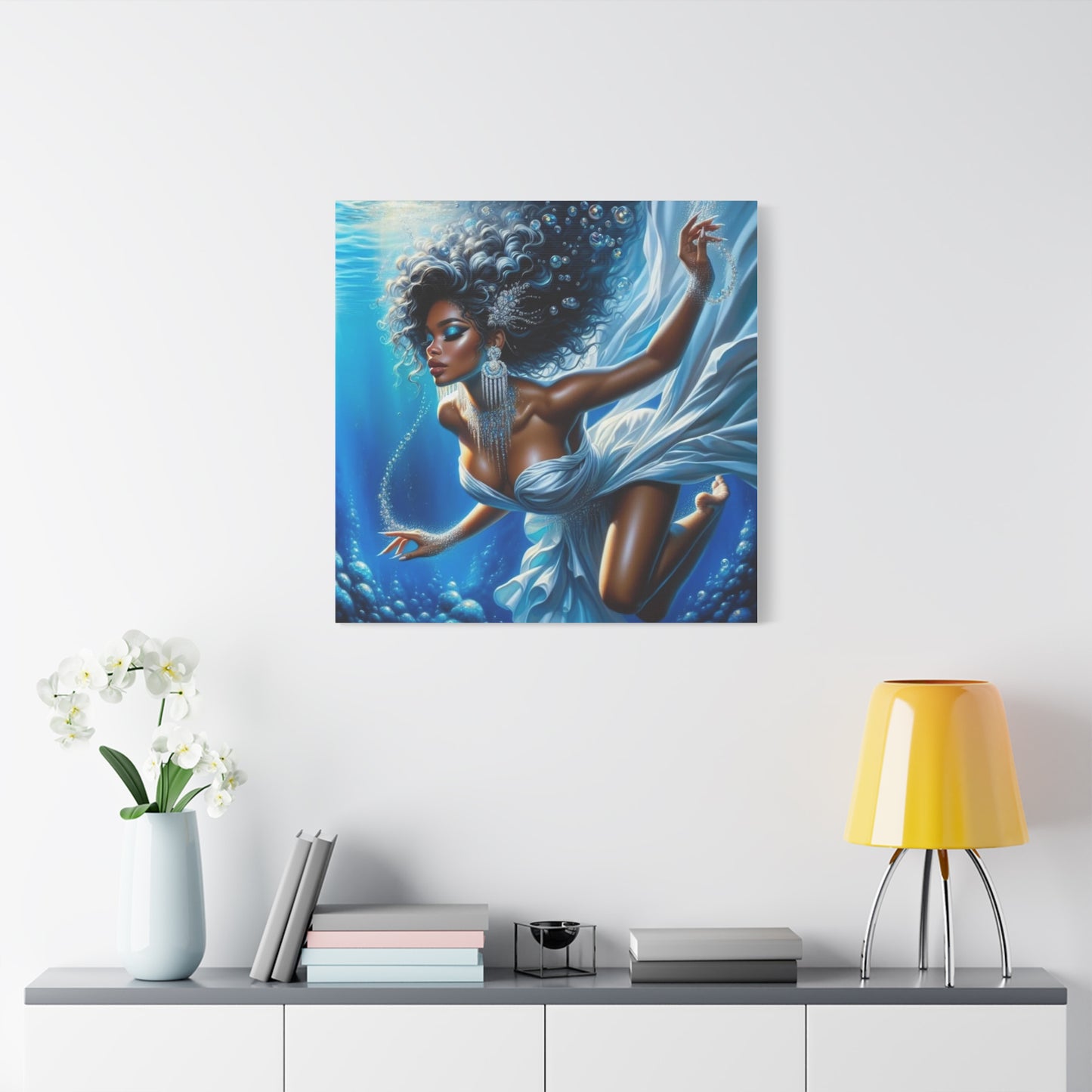 Beautiful Black Woman Canvas Art