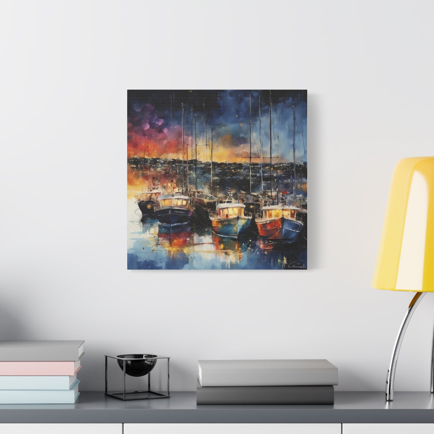 Twilight in Barbados Abstract Art