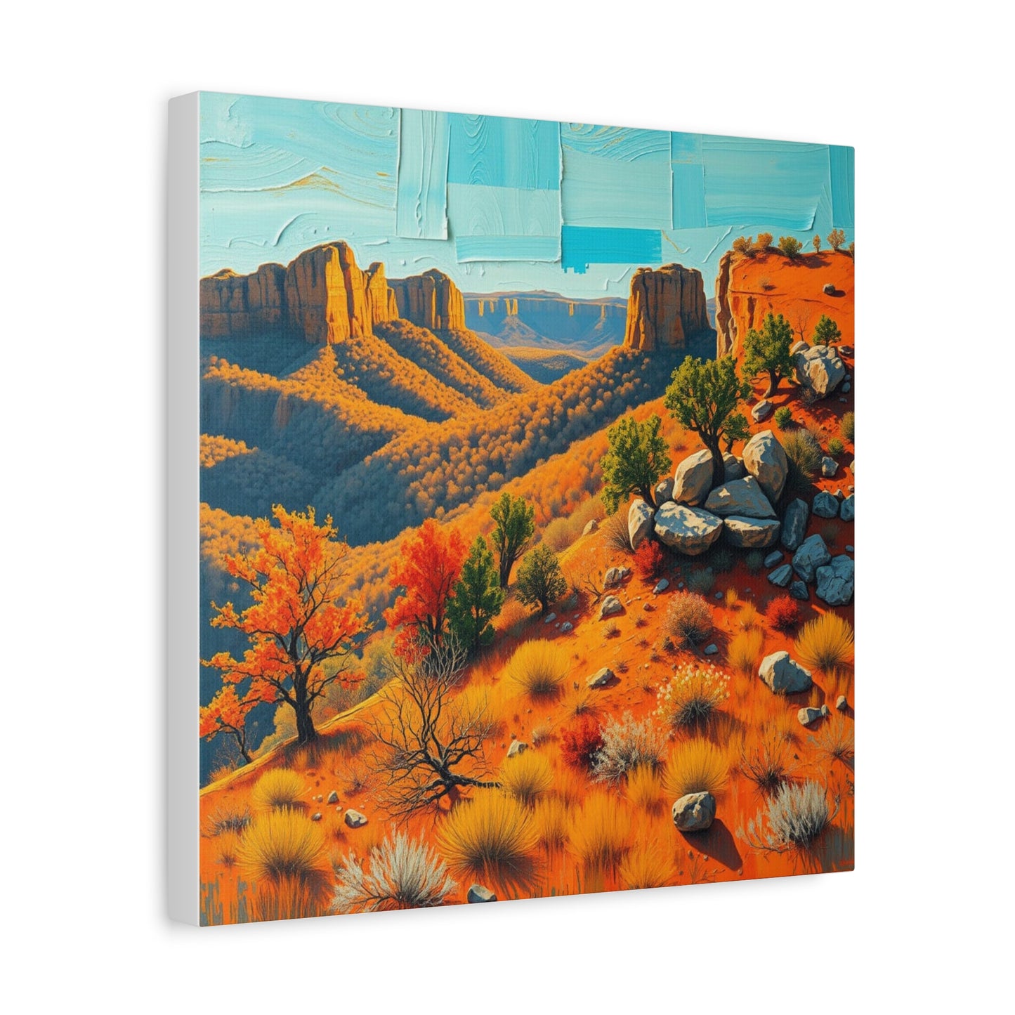 Canvas Print -Abstract 3 Southwest Landscape Wall Art