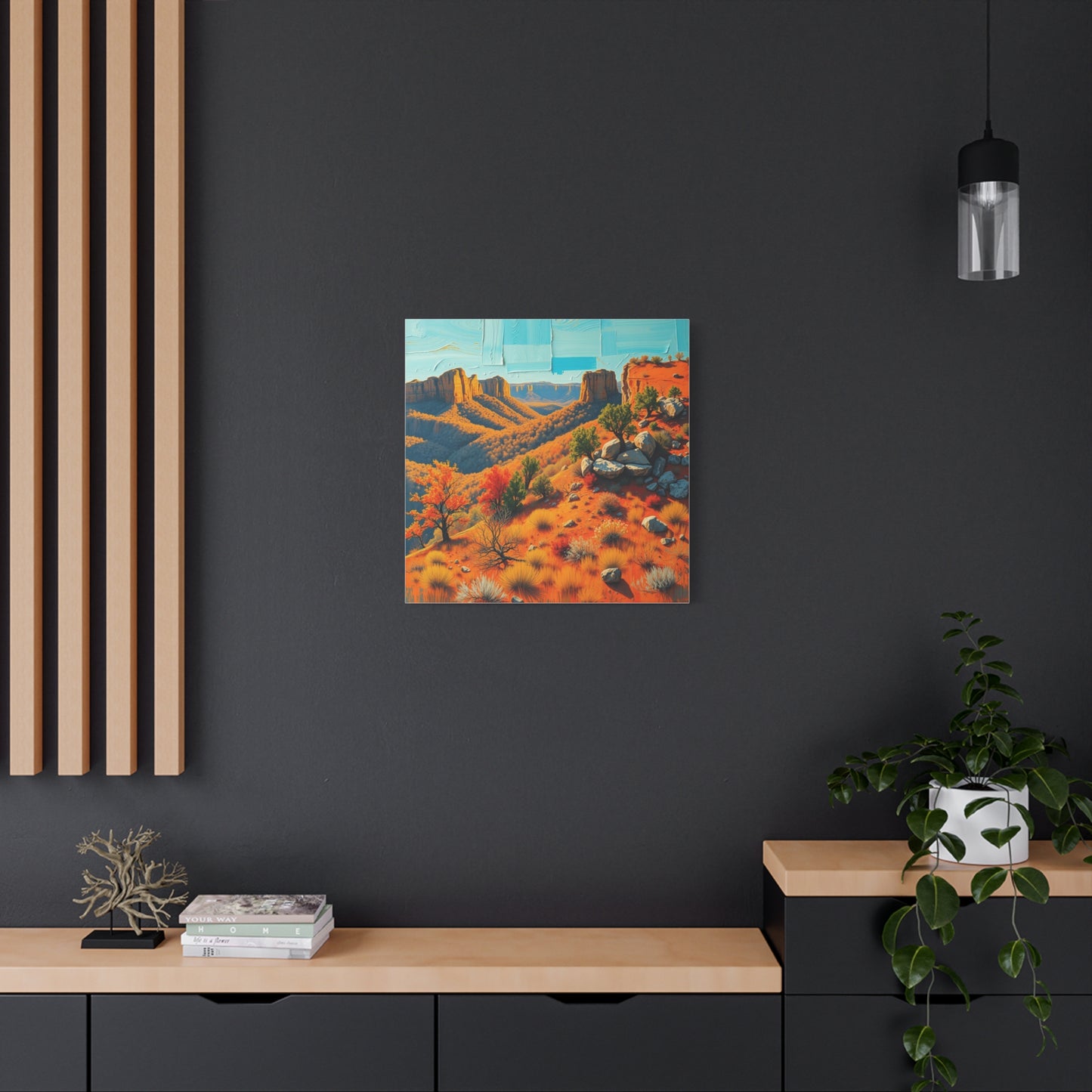 Canvas Print -Abstract 3 Southwest Landscape Wall Art