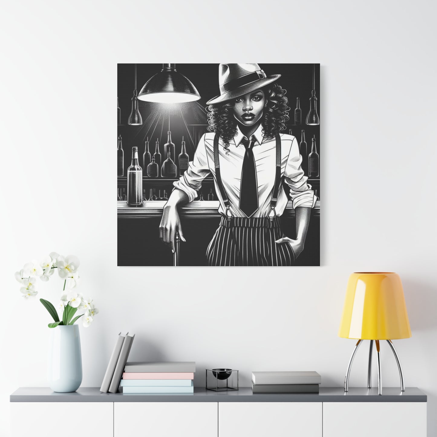 Beautiful Black Woman Canvas Art