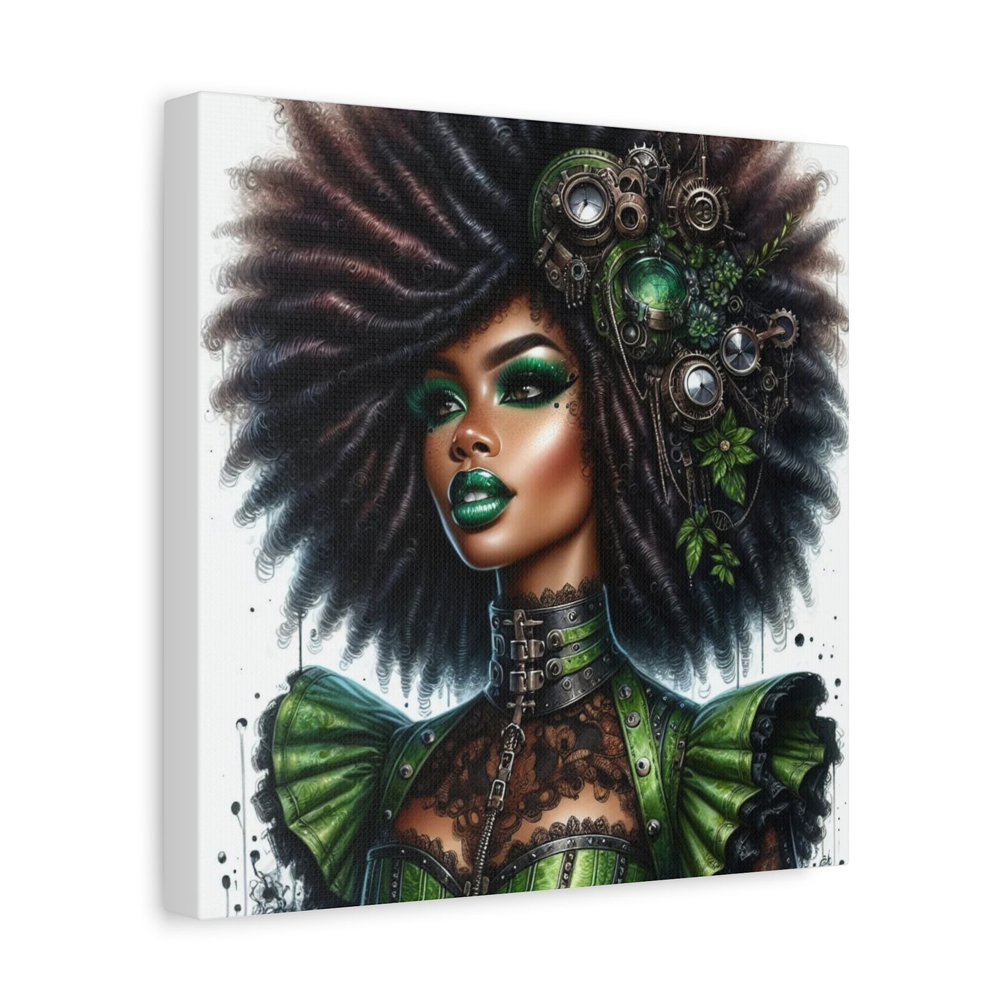 Beautiful Black Woman Canvas Art