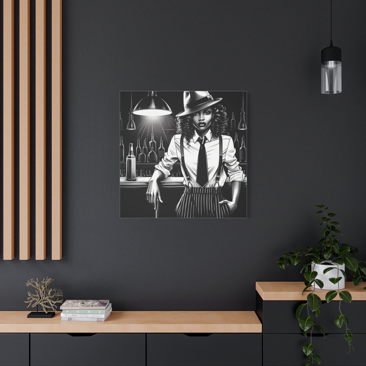 Beautiful Black Woman Canvas Art