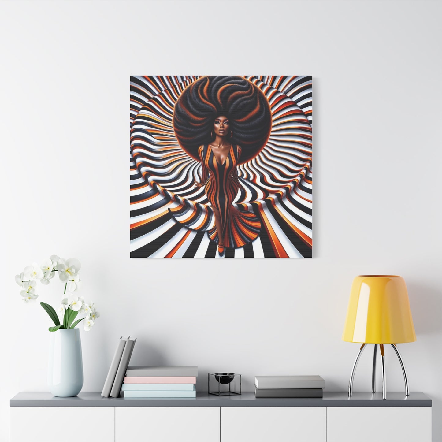 Beautiful Black Woman Canvas Art