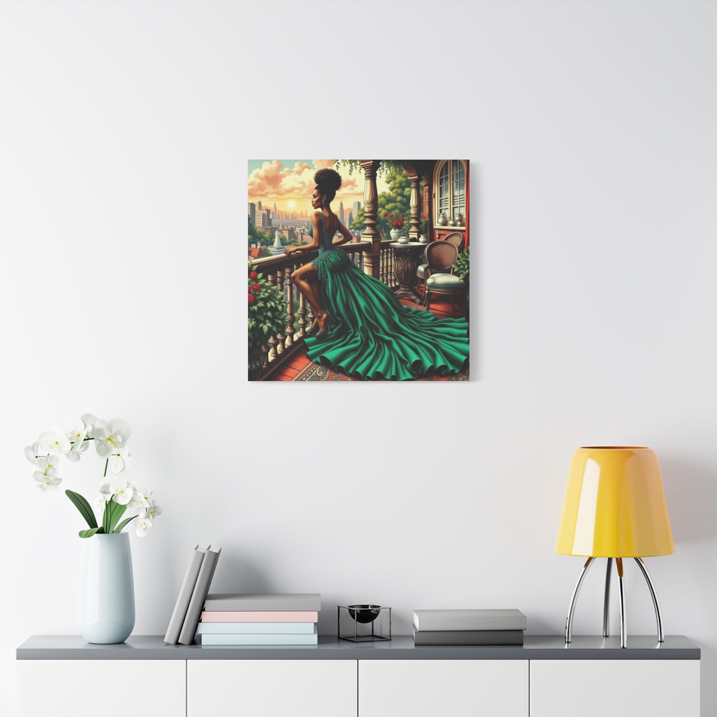 Beautiful Black Woman Canvas Art