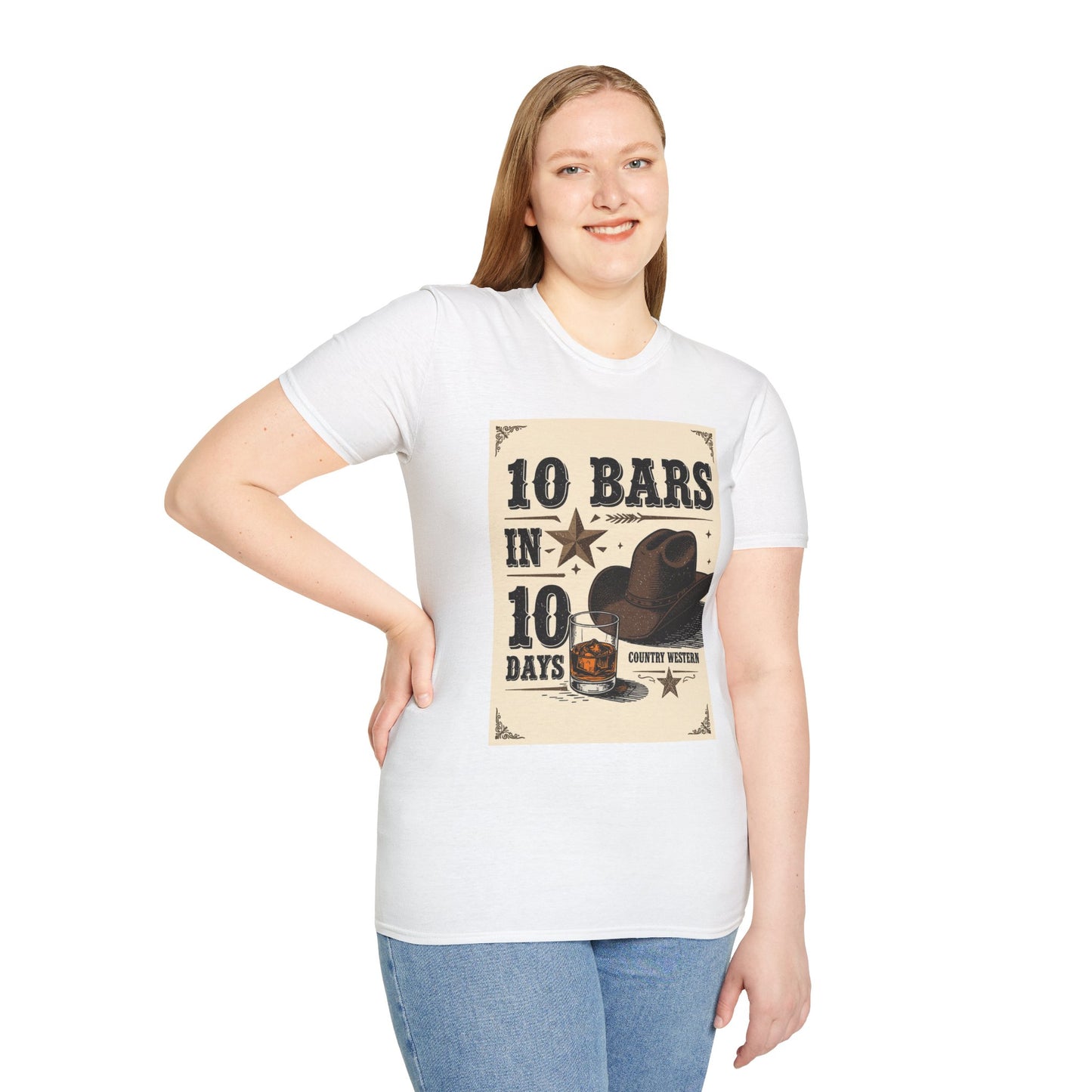 10 bars In 10 Days Western Boho, Unisex T-Shirt,