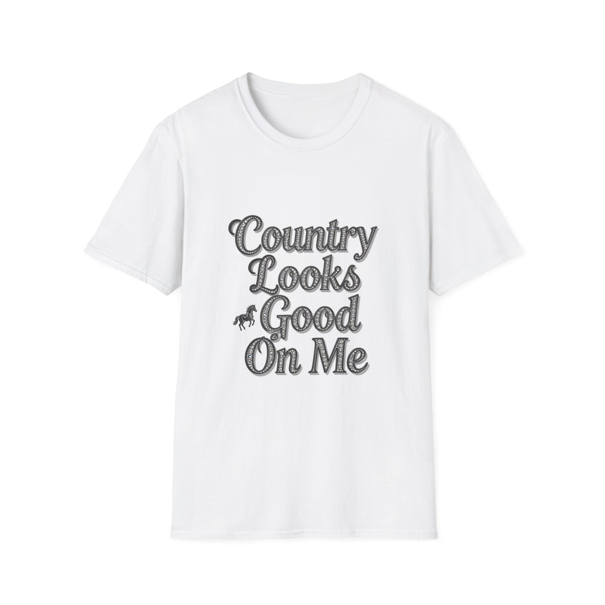 Country Looks Good On Me Western Boho, Unisex T-Shirt,