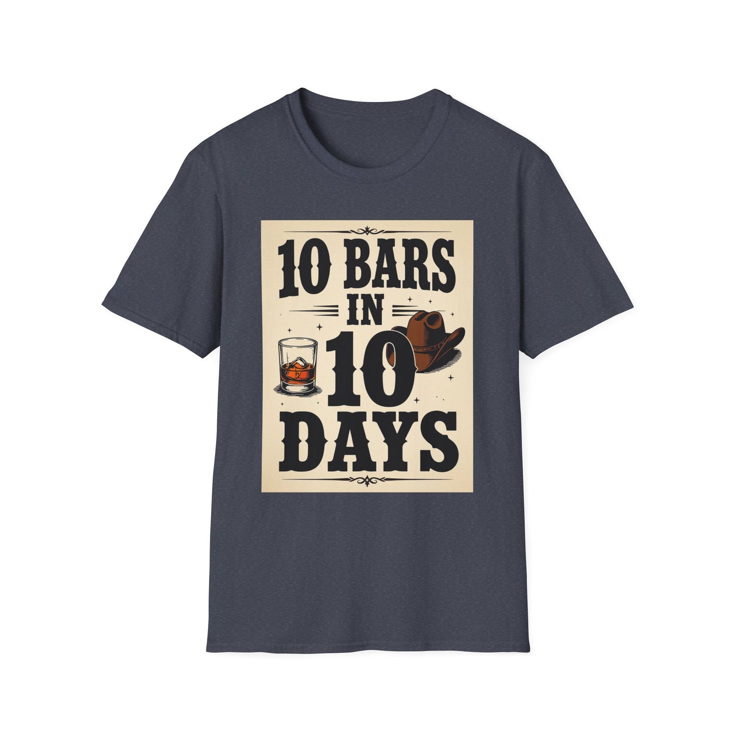 10 bars In 10 Days Western Boho, Unisex T-Shirt,