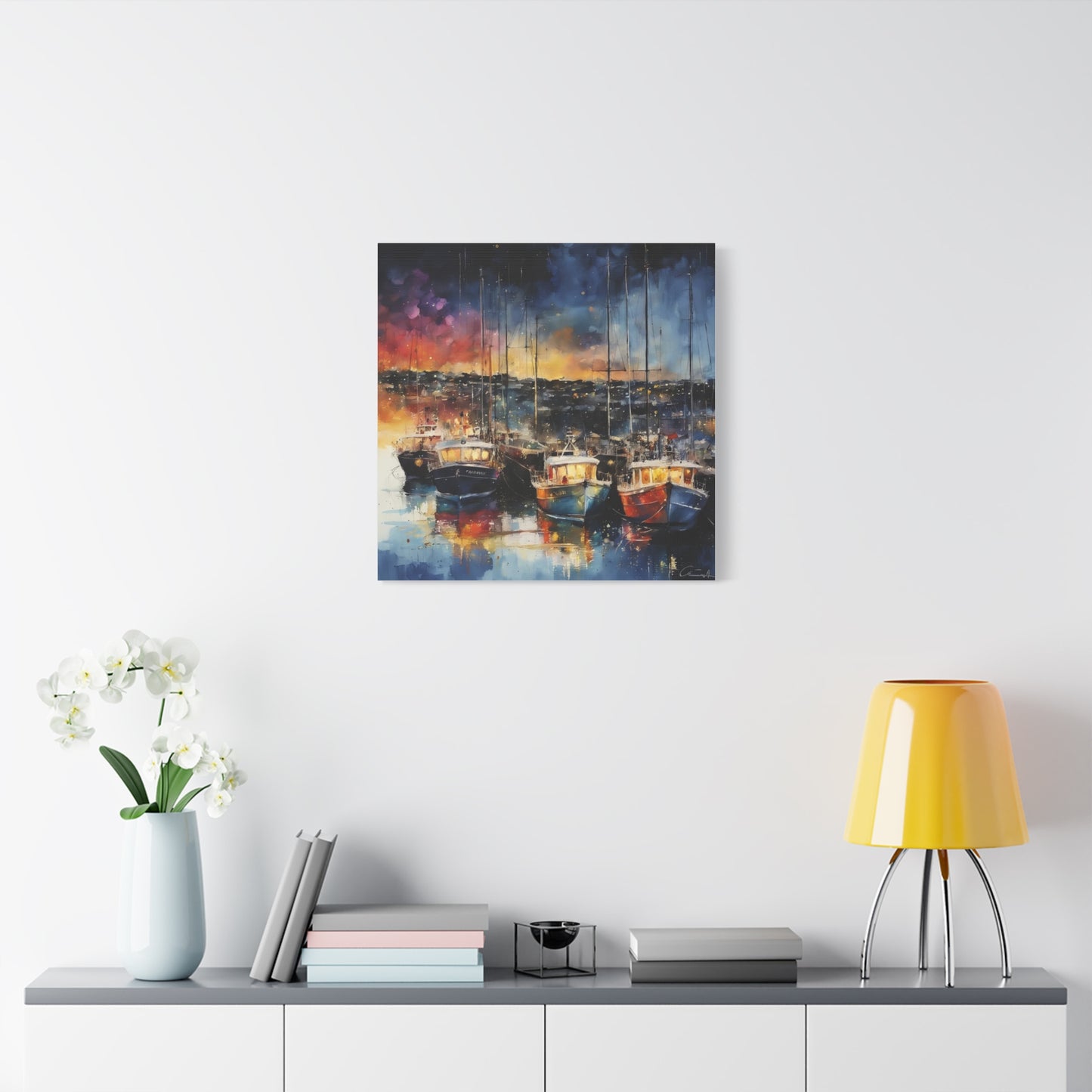 Twilight in Barbados Abstract Art