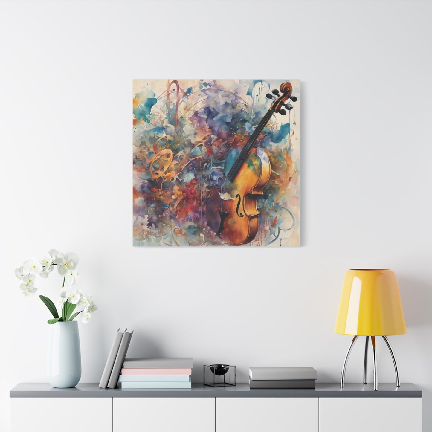 Violin Abstract Art