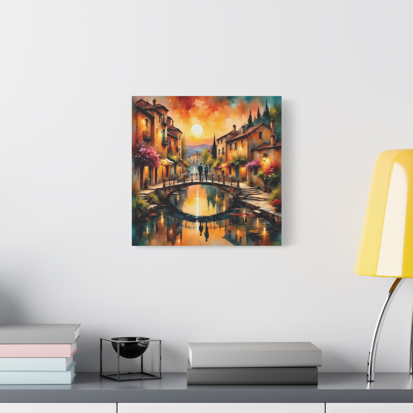 Date on the Bridge Abstract Art