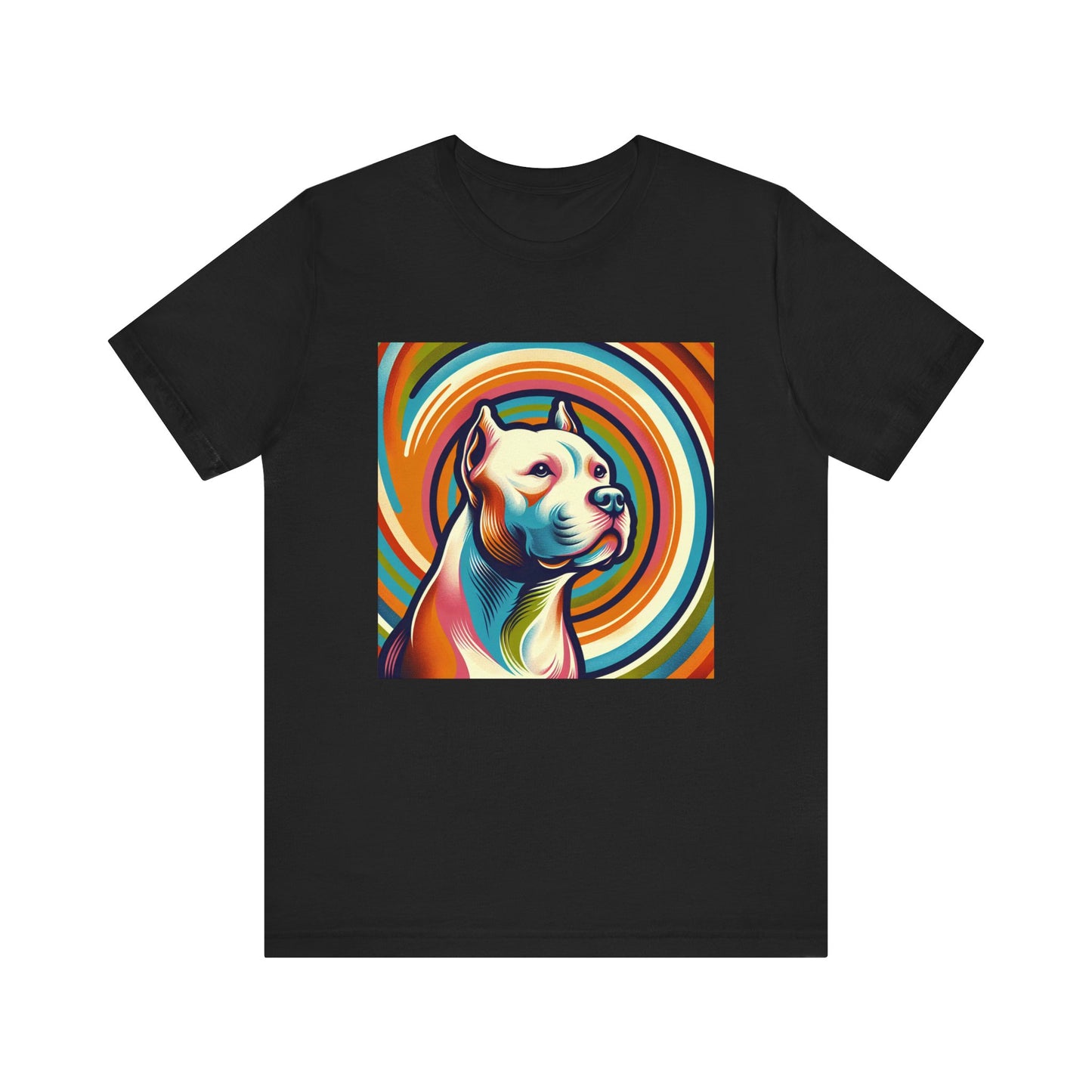 Retro Colorful Pit Bull Tee - Unisex Shirt