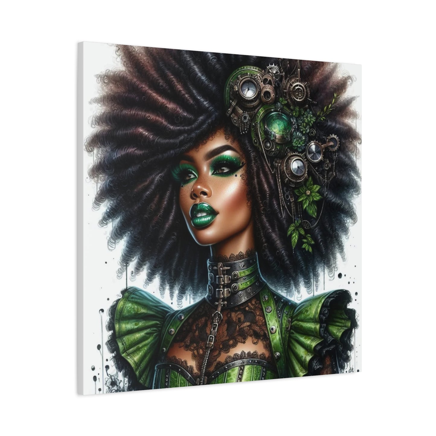 Beautiful Black Woman Canvas Art