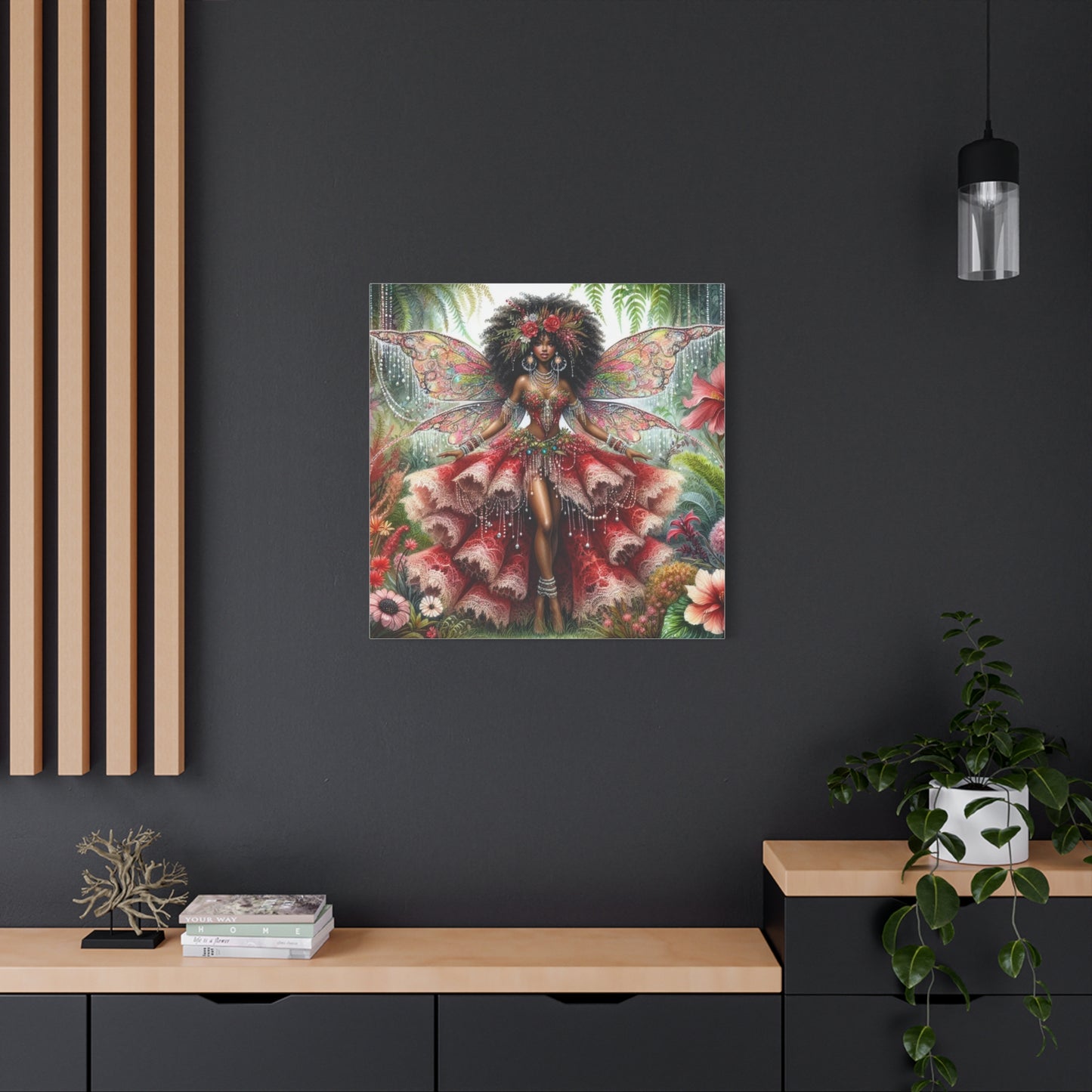 Beautiful Black Woman Canvas Art