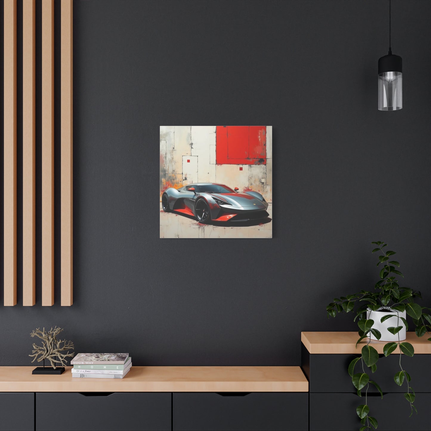 Sports Car Abstract Art