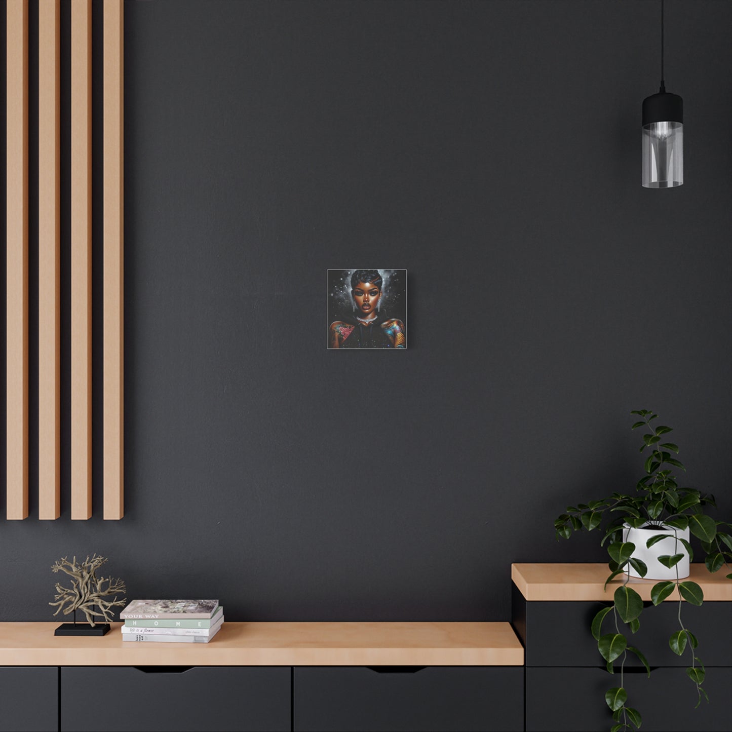 Beautiful Black Woman Canvas Art