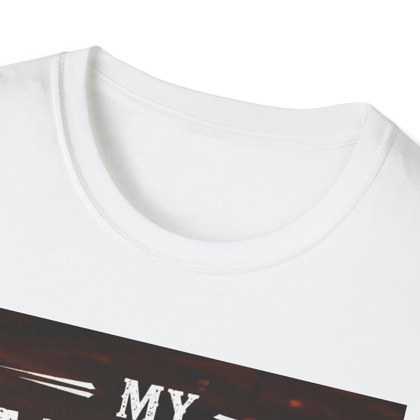 My Barstool Makes Me Feel Warm and Safe Western Boho, Unisex T-Shirt,