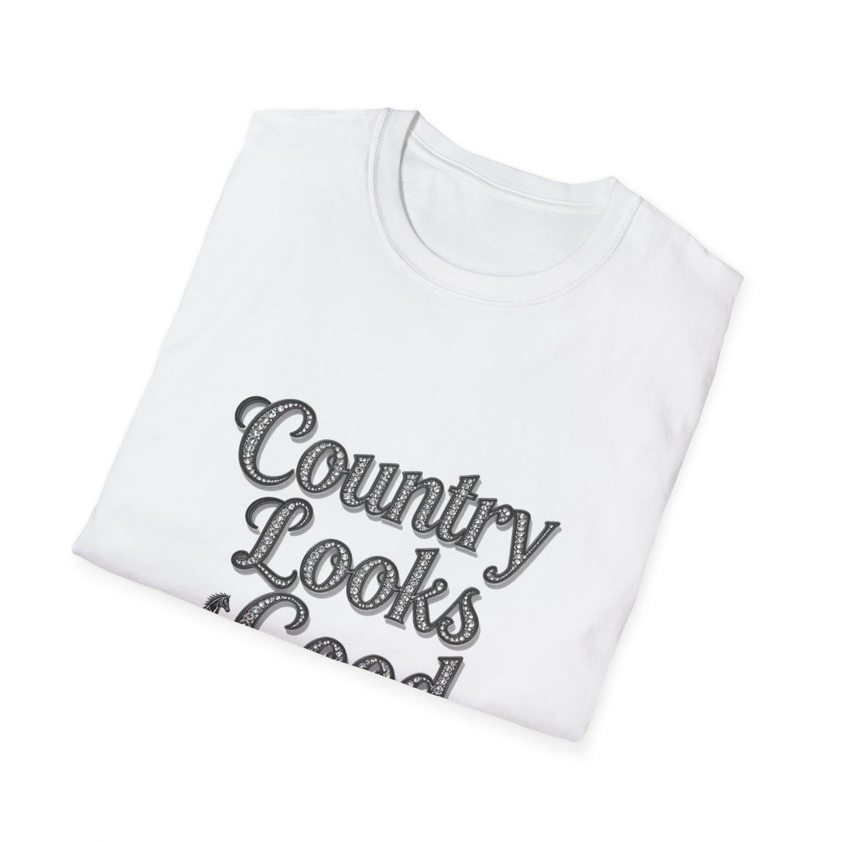 Country Looks Good On Me Western Boho, Unisex T-Shirt,