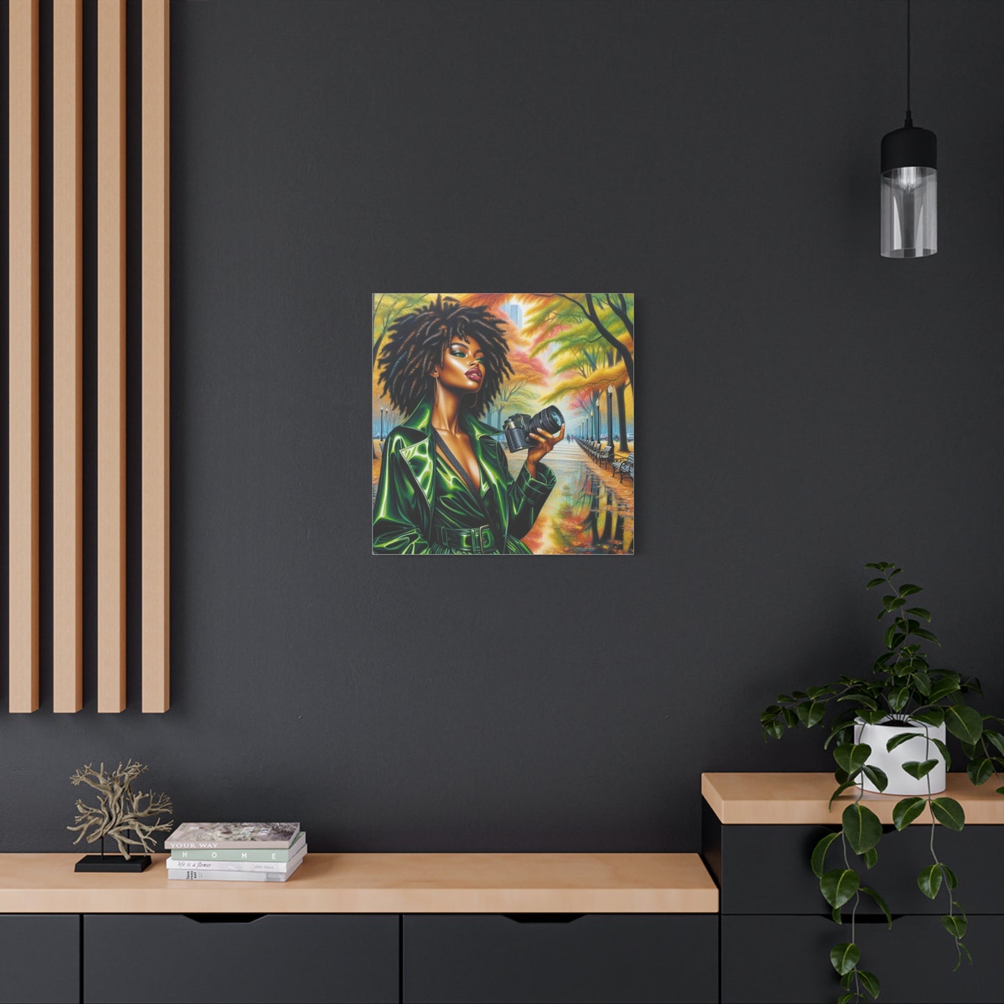 Beautiful Black Woman Canvas Art