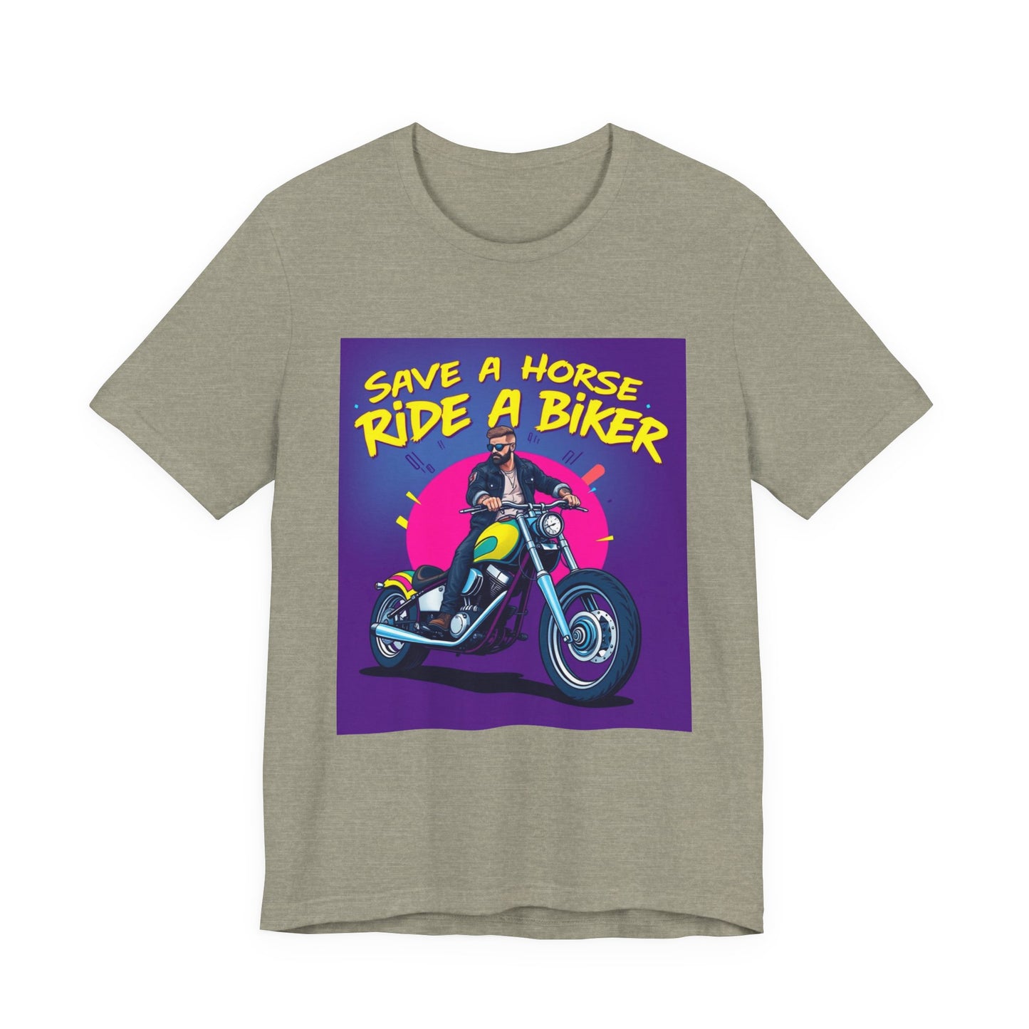 Save a Horse Ride a Biker Tee 1