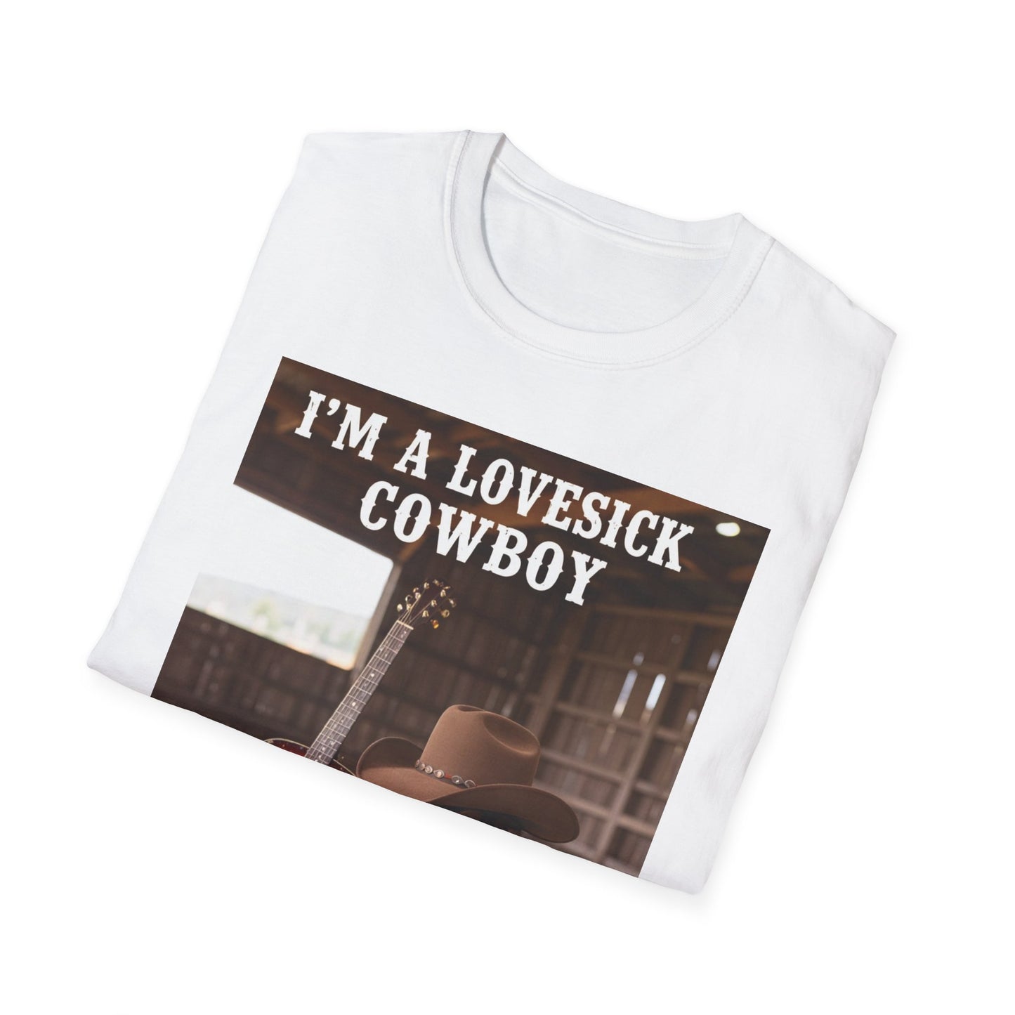 I'm a Lovesick Cowboy Western Boho, Unisex T-Shirt,