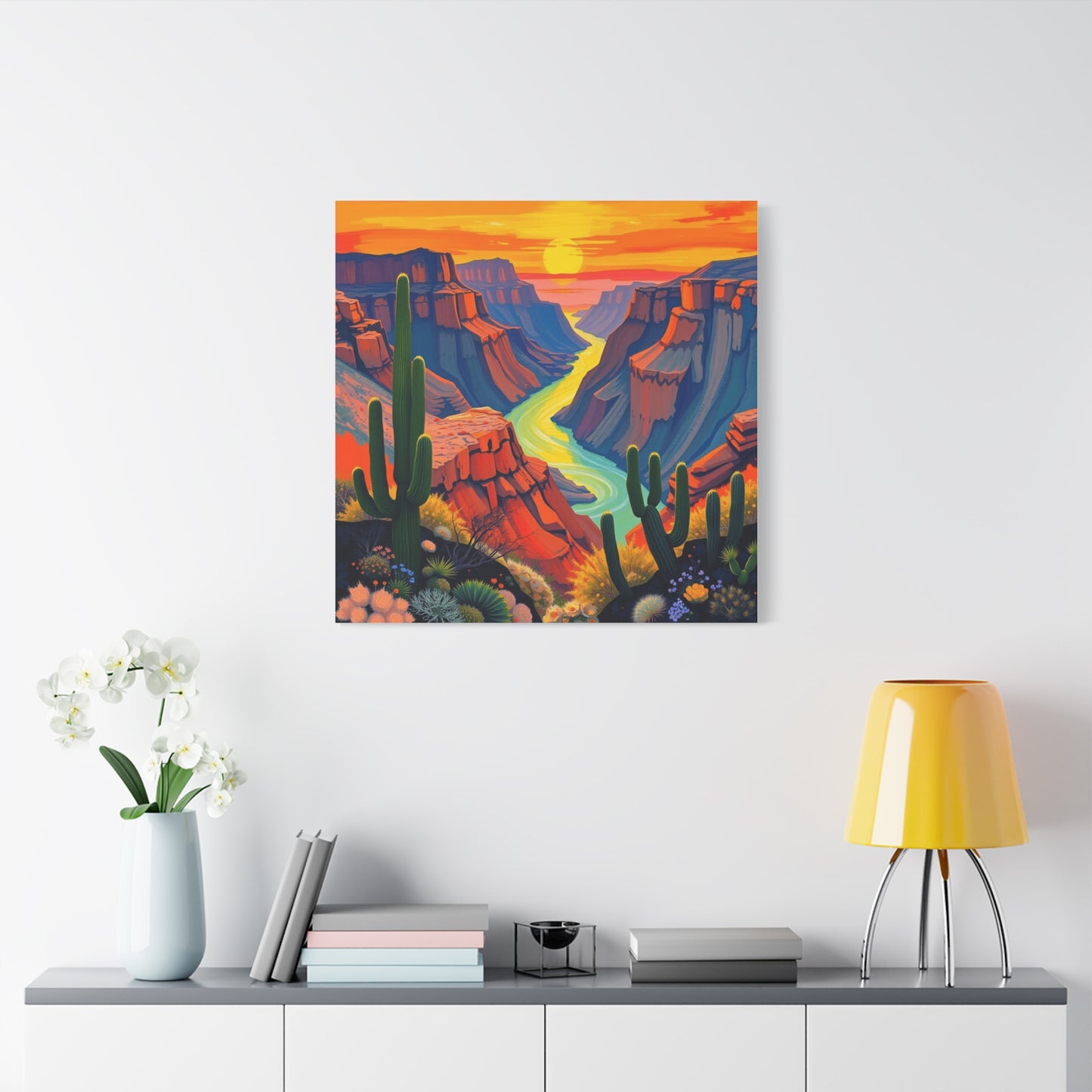 Canvas Print - Grand Canyon Abstract Art 1